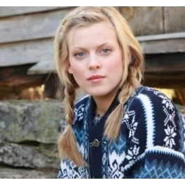 Marineblå Borgund sweater Marineblå Borgund sweater