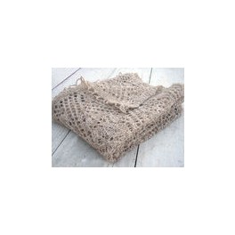 Hæklet sjal - beige Hæklet sjal - beige