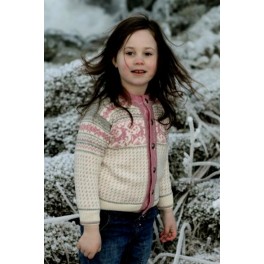 Lyserød rensdyr cardigan Lyserød rensdyr cardigan