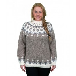 Islandsk sweater - beige Islandsk sweater - beige