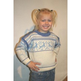 Lyseblå rensdyr sweater Lyseblå rensdyr sweater
