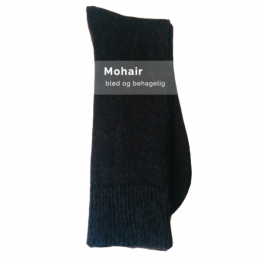 Mohair sokker/sort Mohair sokker/sort