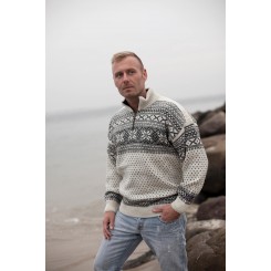 Råhvid sweater
