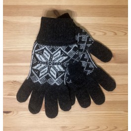 Islandsk dame handske - koks/natur