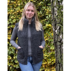 Uldvest - koksgr&aring;