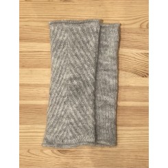 Mohair h&aring;ndledsvarmere - Lysegr&aring;