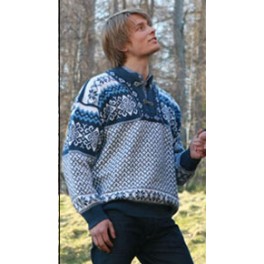 Lyseblå Borgund sweater Lyseblå Borgund sweater