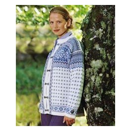 Lyseblå Aurland cardigan Lyseblå Aurland cardigan