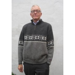 Koksgrå stjerne sweater